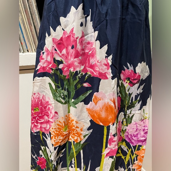 Anthropologie Moulinette Sorurs Silk Strappy Aven Bloom Floral Dress - Picture 2 of 6